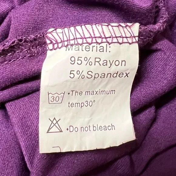 Unbranded Purple Long Sleeve Dress - Picture 11 of 11